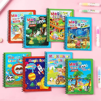Magic Coloring Book ( Free Water Pen )